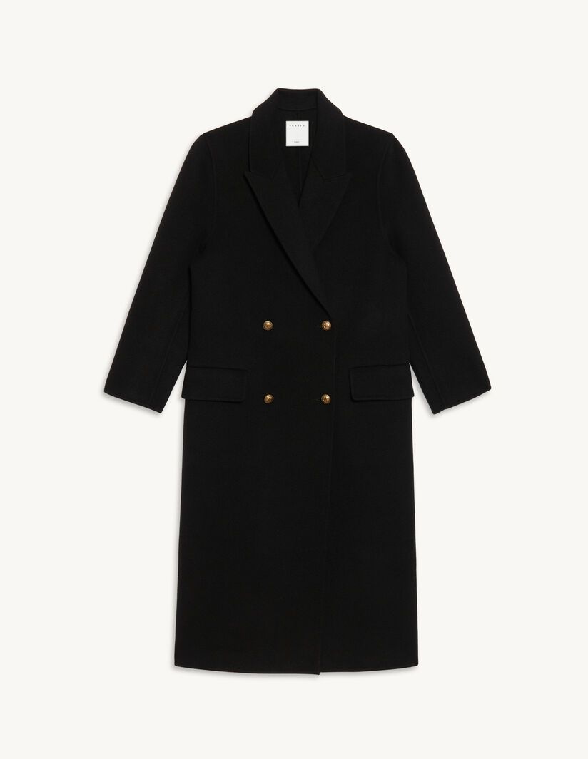 Long wool coat | Sandro-Paris US