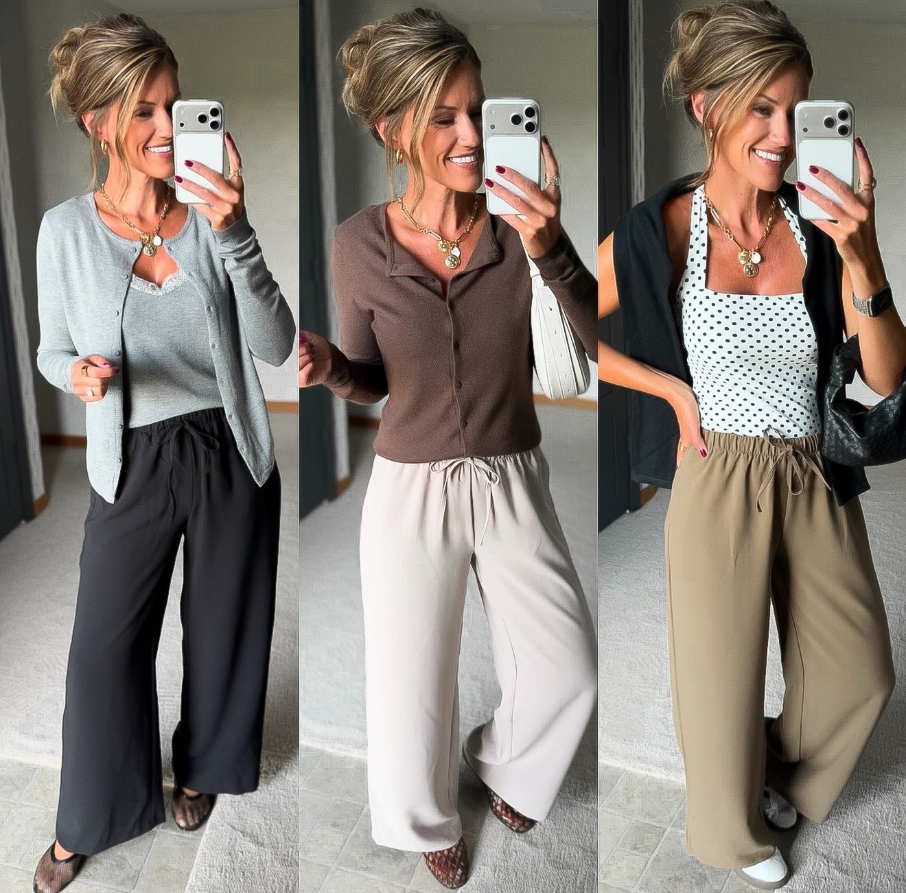 Elevated Amazon basics that can be mixed and matched. 
These pants are a SAVE option compared to the style from Aritzia. 
Tops/ small
Pants/ medium

#LTKSeasonal #LTKOver40 #LTKWorkwear