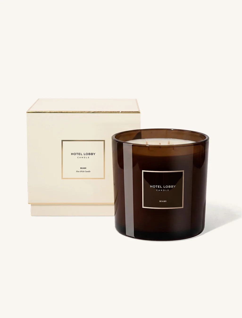 Miami Five Wick Candle | Hotel Lobby Candle