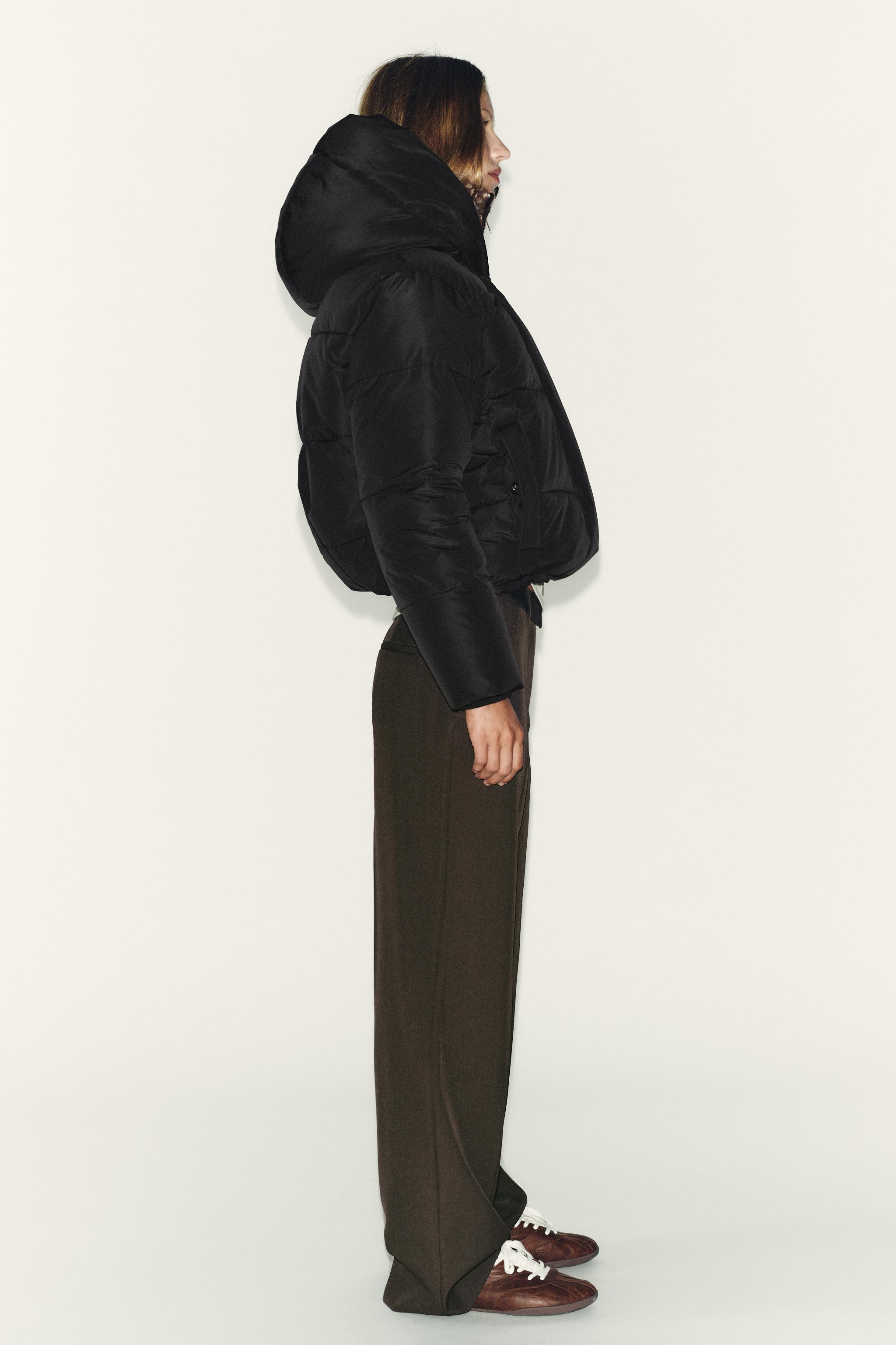 WATER REPELLENT WINDPROOF SHORT HOODIE ANORAK | Zara US