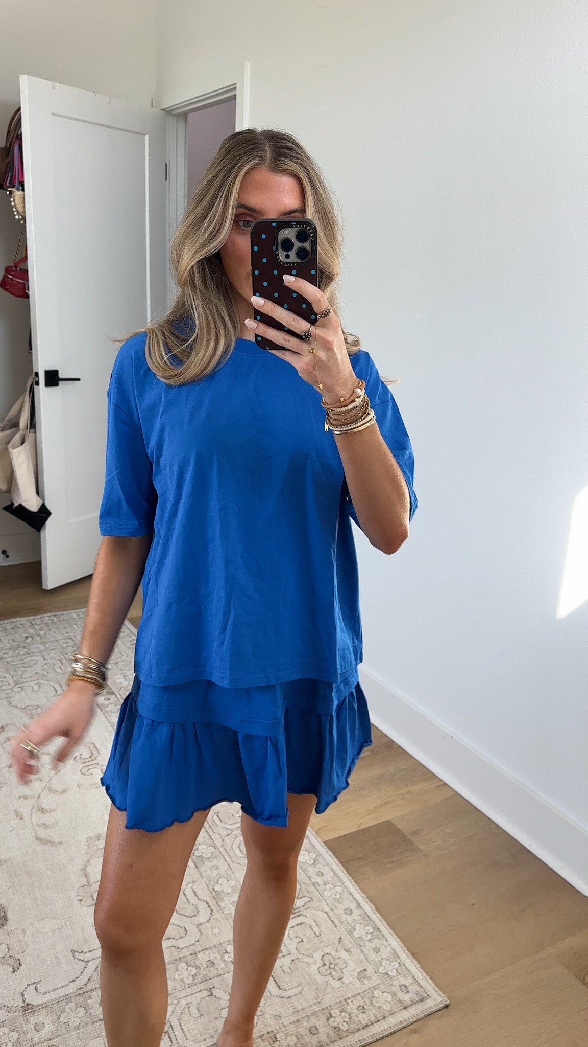 Amazon size small Esmeling Women Summer 2 Piece Skirt Sets Round Neck Short Sleeve Outfits Casual Tops and Pleated Skirts Sets

#LTKSaleAlert #LTKootd #LTKSeasonal