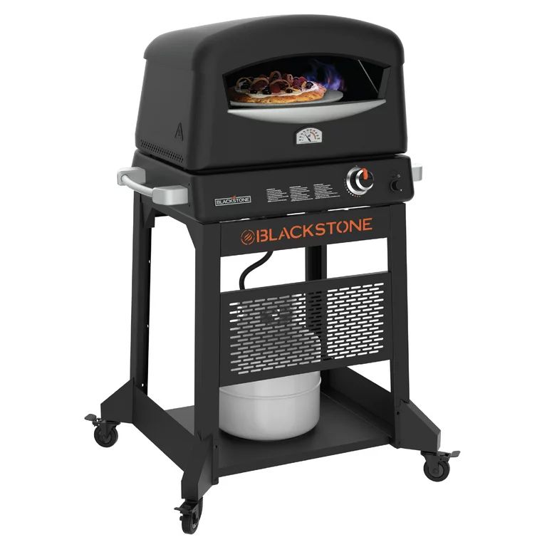 Blackstone Propane Pizza Oven with 16" Rotating Cordierite Stone and Mobile Stand | Walmart (US)