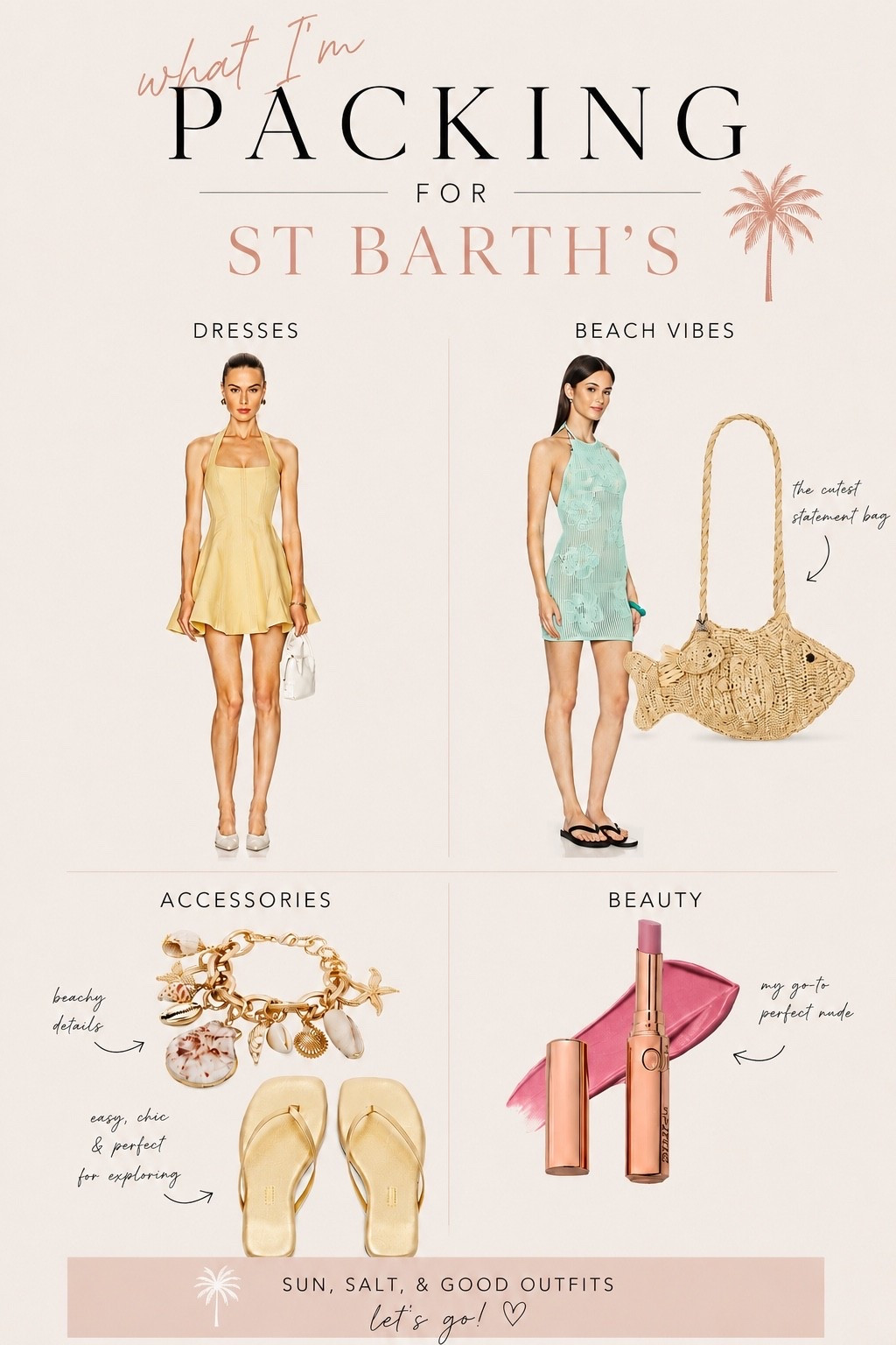 What I’m packing for St Barth’s. 

Beach vacation 
Summer outfit 
Summer Fits 
Summer Dress 
Summer Special Occasion

#LTKOver40 #LTKSwim #LTKBeauty