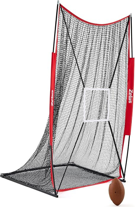 ZELUS 7x4 ft Football Kicking Net, Portable Football Throwing Net with Target Zone Attachment, Si... | Amazon (US)