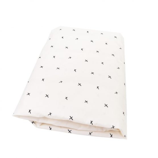Olli + Lime Creamy XX Fitted Crib Sheet | The Tot
