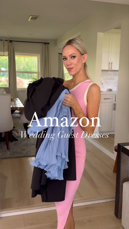 Wedding Guess Dresses 
Fits true to size 

Summer dress, black tie event, wedding guest dress, bridesmaid dress, vacation outfit, vacation style, resort style, resort outfit, travel outfit, midi dress, one shoulder dress, black maxi dress,
Black tie waist, wedding outfit,
Wedding dress, black pumps 

#LTKwedding #LTKtravel #LTKshoecrush