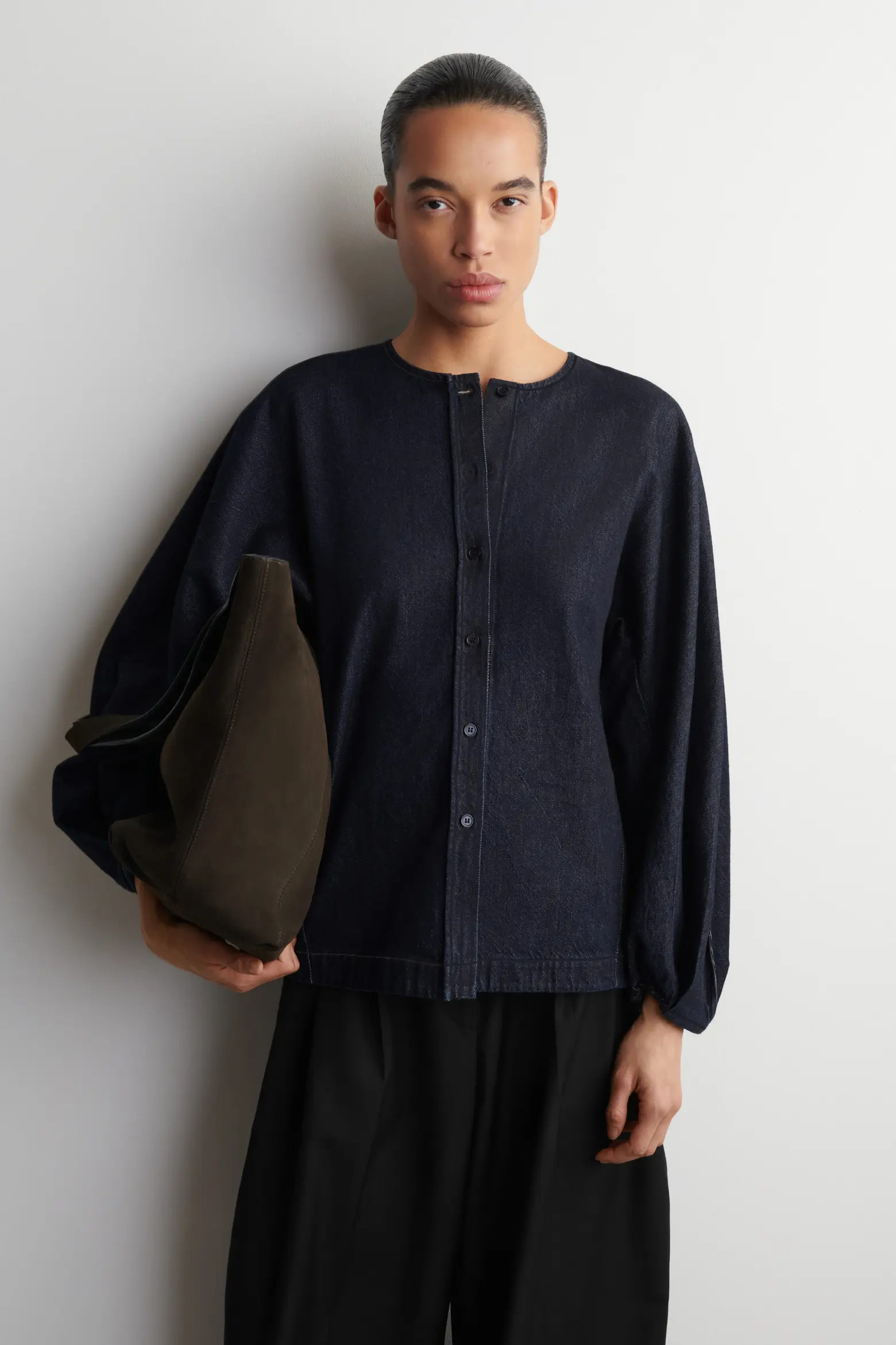 Rounded Denim Top (Women) | Nordstrom | Nordstrom