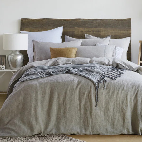 Modern & Contemporary Linen Duvet Cover Set | Wayfair North America