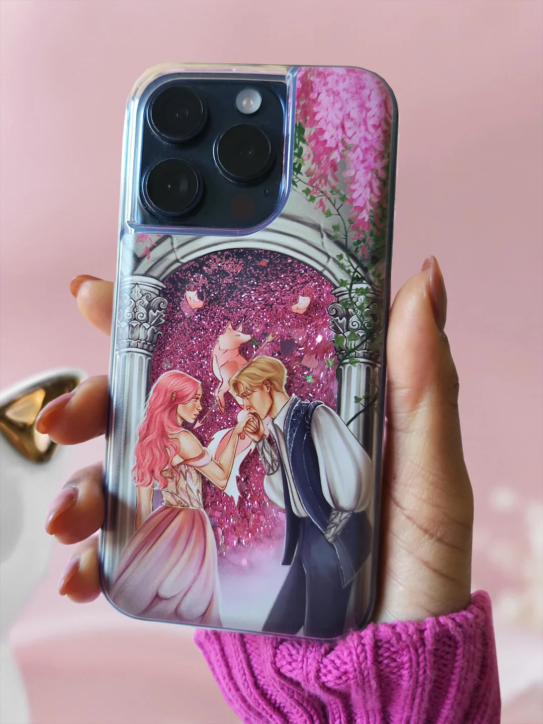 Once Upon a Broken Heart Officially Licensed, Little Fox Liquid Glitter iPhone Case, Evangeline F... | Etsy (US)