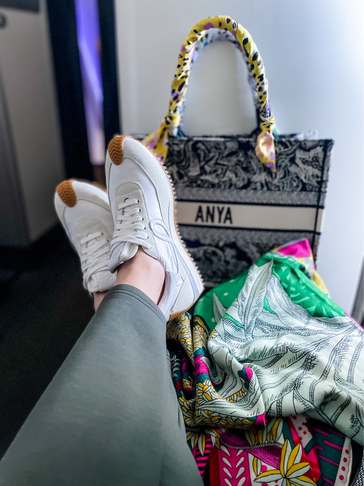 I’m always thinking about traveling; spending time in different places fills my cup & makes me feel alive ✈️ 

This Spanx AirEssentials set {swipe} made for the perfect “airplane outfit.” The fabric is light, airy, and comfortable. I paired the Half Zip {Medium} with the Wide Leg Pants {XS}. This combo ensures a put together look which is so important to me when I travel.

🧣 Hermes shawl {140cm}
👟 Loewe {run TTS}
💼 Dior Book Tote {Medium} in Toile de Jouy


#LTKshoecrush #LTKtravel #LTKstyletip