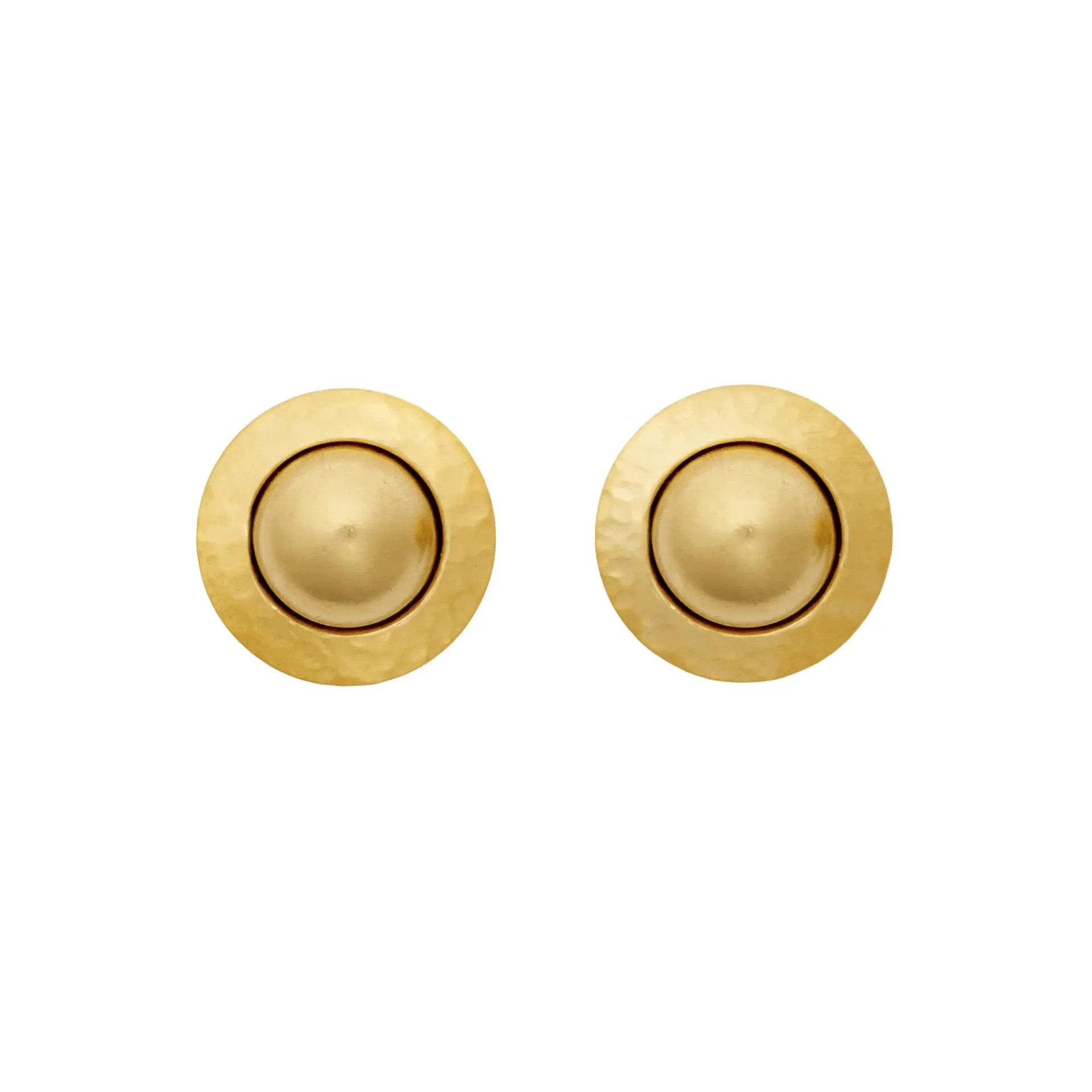 Button Stud Earrings | Brinker & Eliza