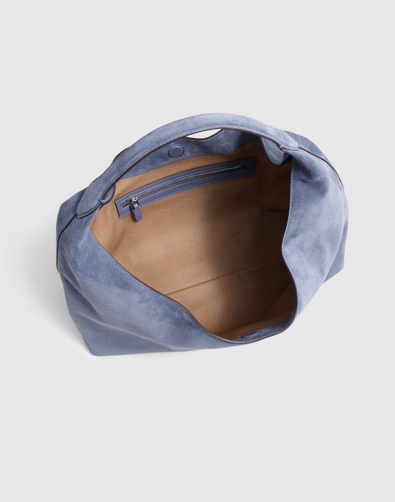 The Mylie Shoulder Bag in Italian Suede | Madewell | Madewell