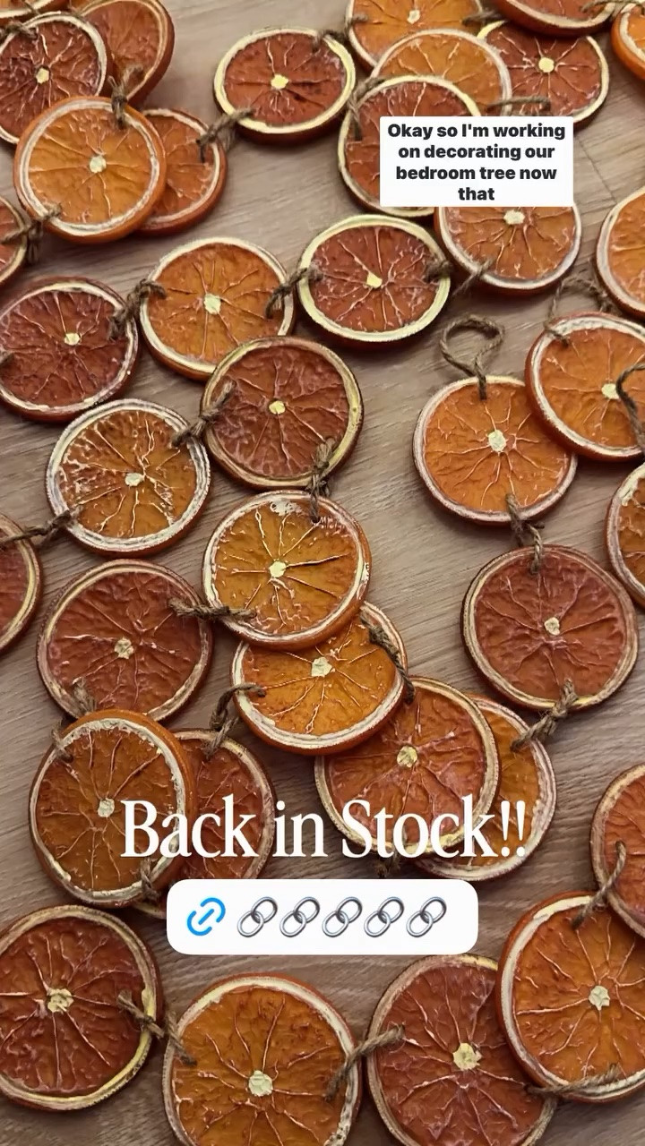 Back in Stock!! These orange garlands from @Target are back!!