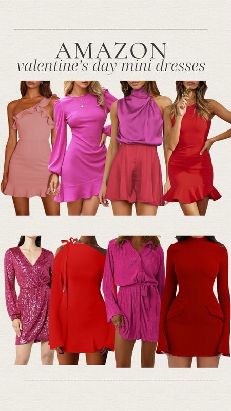 Mini dresses from Amazon for Valentine’s Day!
Pink | date night | Galentine’s Day

#LTKSeasonal #LTKfindsunder50 #LTKstyletip