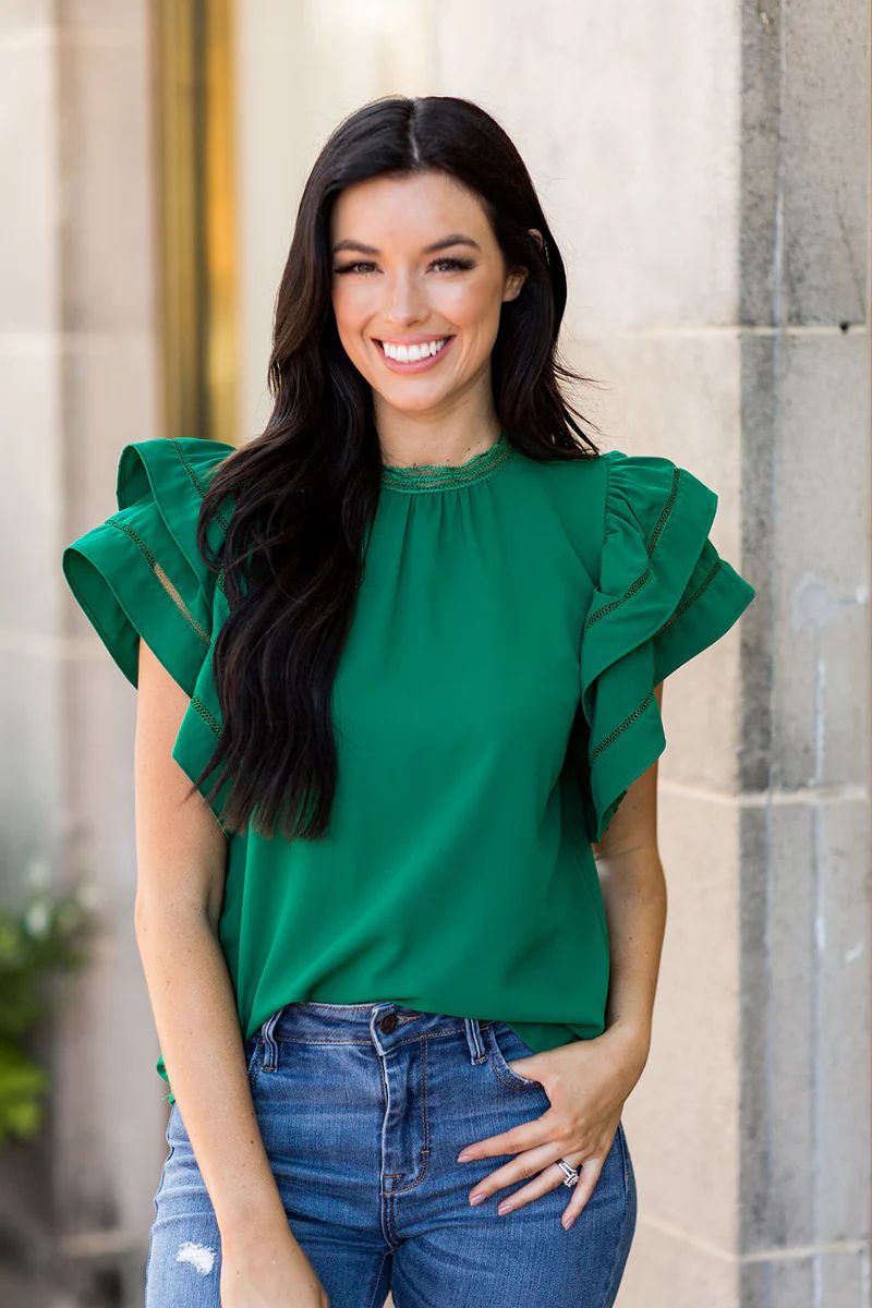 Leann Top- Emerald | Avara