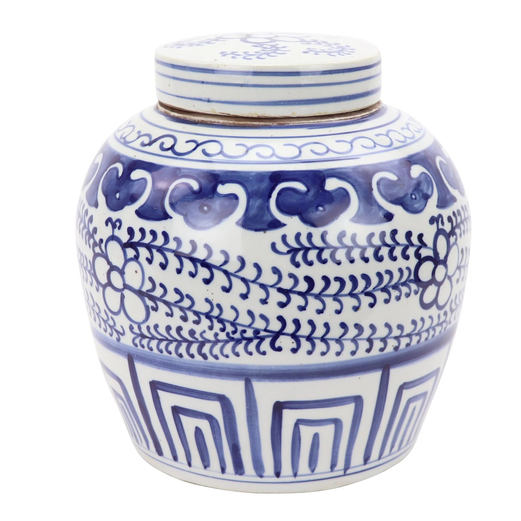 Legend of Asia Ming Blue/White 9" Indoor / Outdoor Porcelain Ginger Jar | Wayfair | Wayfair North America