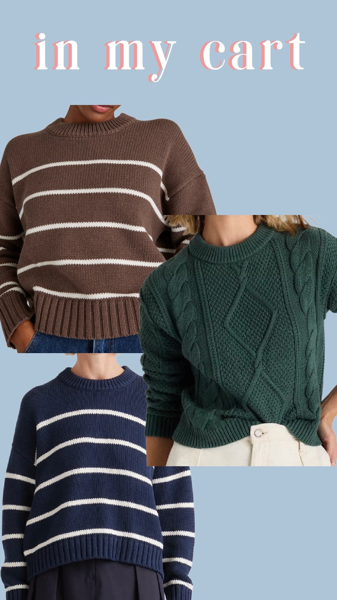 Quince sweater in my cart 

#LTKOver40 #LTKSeasonal