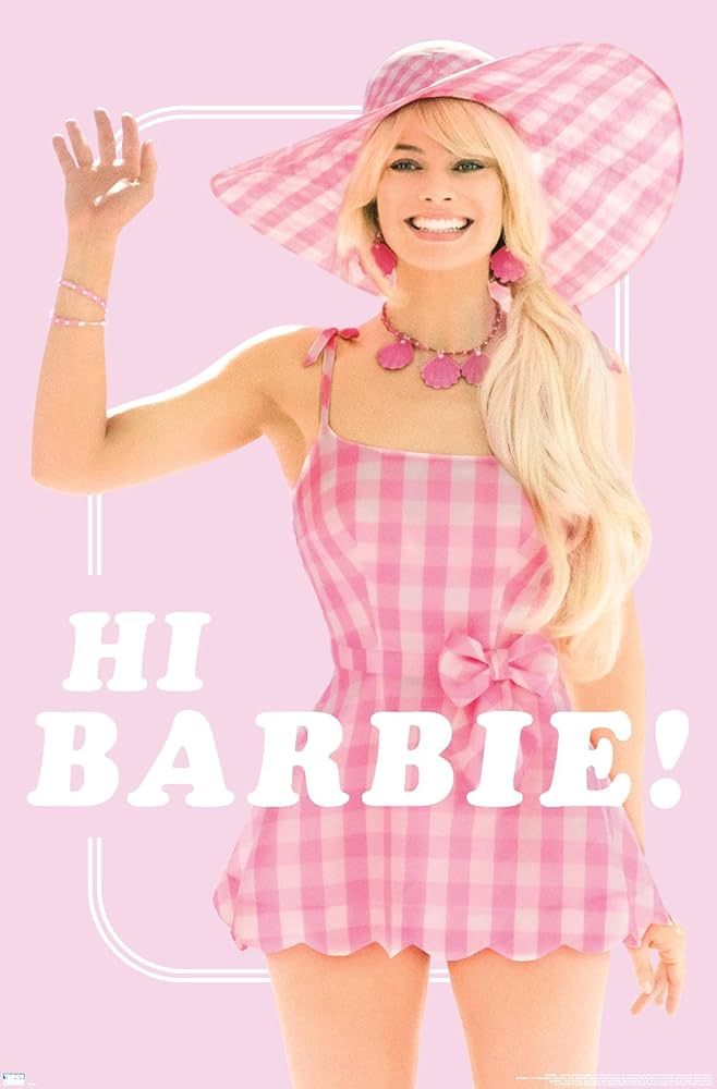 Mattel Barbie: The Movie - Hi Barbie Wall Poster | Amazon (CA)