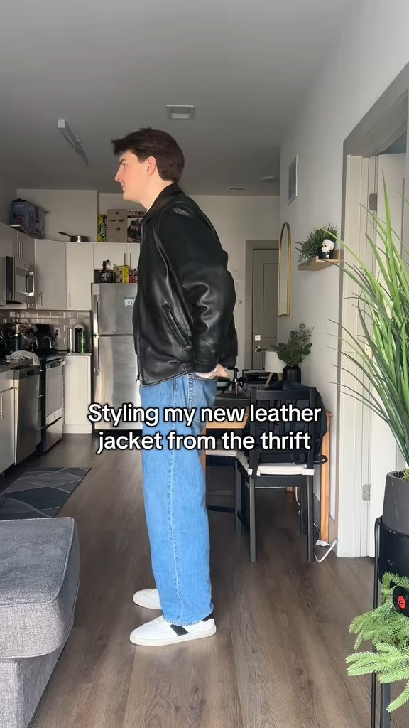 Lets style this thrifted leather jacket! 

 #LTKootd #LTKTall #LTKMens