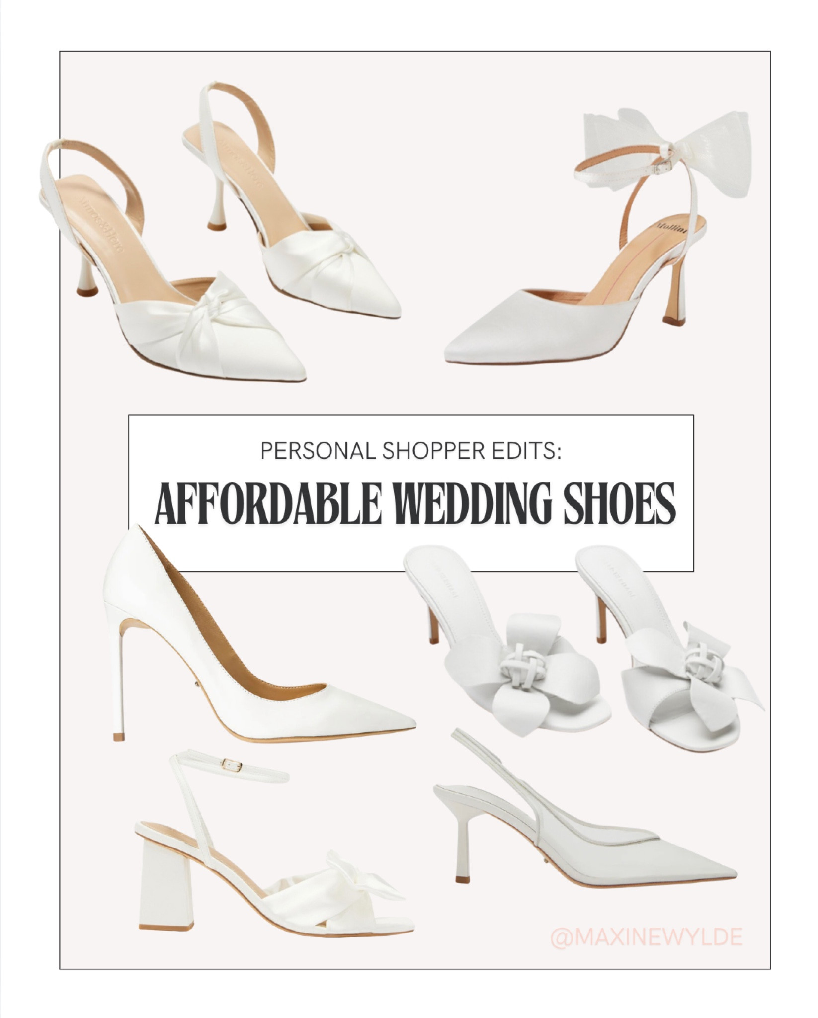 Affordable wedding shoes under $200 majority being under $100! So many cute styles with different heel wits because sometimes you need a chunky heel that’s going to be comfortable all day! 

#LTKwedding #LTKaustralia #LTKstyletip