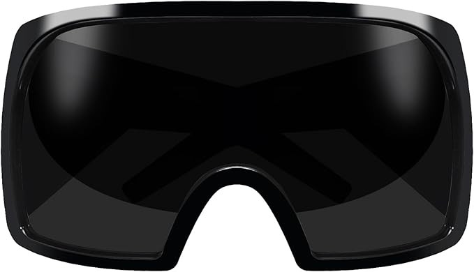 TYA Oversized Wrap Around Sunglasses for Women Men, Futuristic Rave Curved Lens Shades, Fashion T... | Amazon (US)