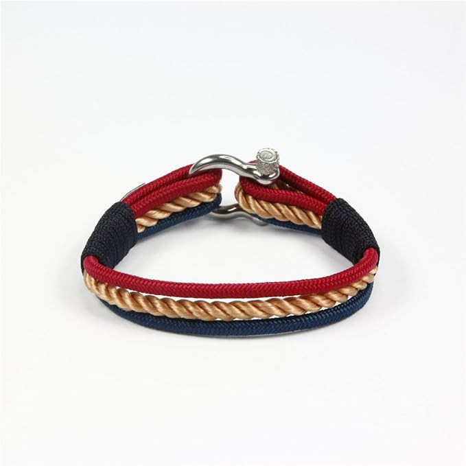 U.S. Nautics Blue Ocean Nautical Bracelets Beautiful Bracelets Made of Yachting Rope- Wide Variet... | Amazon (US)