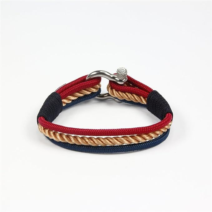 U.S. Nautics Blue Ocean Nautical Bracelets Beautiful Bracelets Made of Yachting Rope- Wide Variet... | Amazon (US)