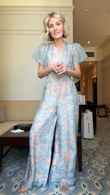 This floral jumpsuit is currently on sale! I am wearing an XS it’s so pretty for spring! 

Loverly Grey, Anthro jumpsuits 

#LTKstyletip #LTKsalealert #LTKSeasonal