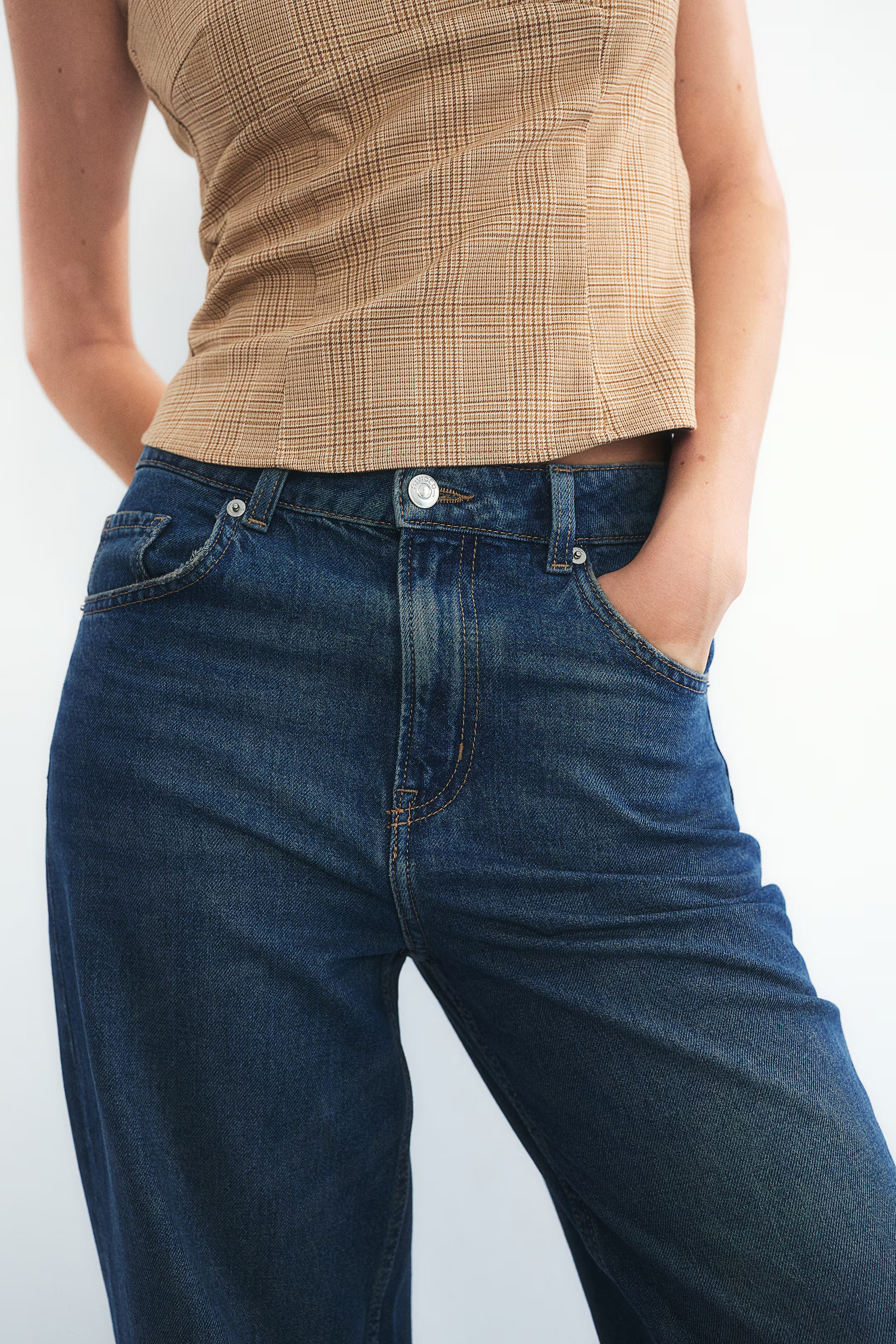 Wide High Jeans - Light denim blue - Ladies | H&M US | H&M (US + CA)