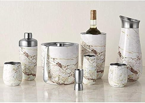 S'well Stainless Steel Wine Chiller - 750ml - Calacatta Gold - Triple-Layered Vacuum-Insulated Conta | Amazon (US)