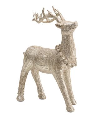 13in Glitter Reindeer Decor | Now & Wow! | Marshalls | Marshalls