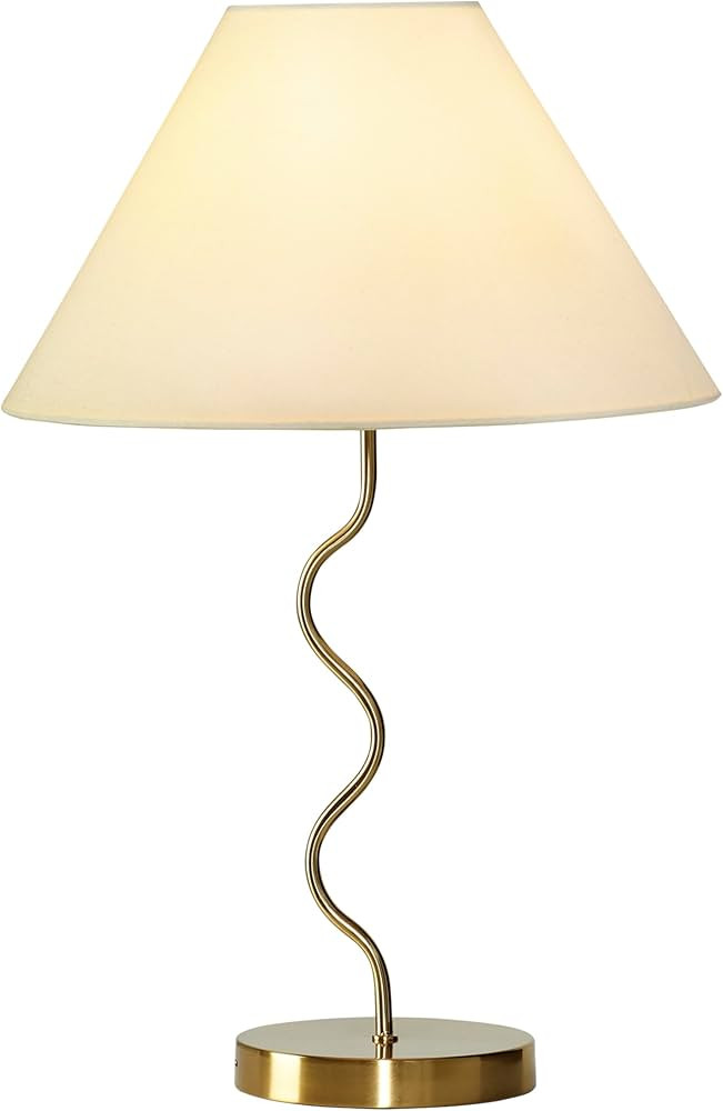 Brightech Squiggle Desk Lamp – Tall LED Table Lamp for Bedroom, Living Room, Office – Boho Mi... | Amazon (US)