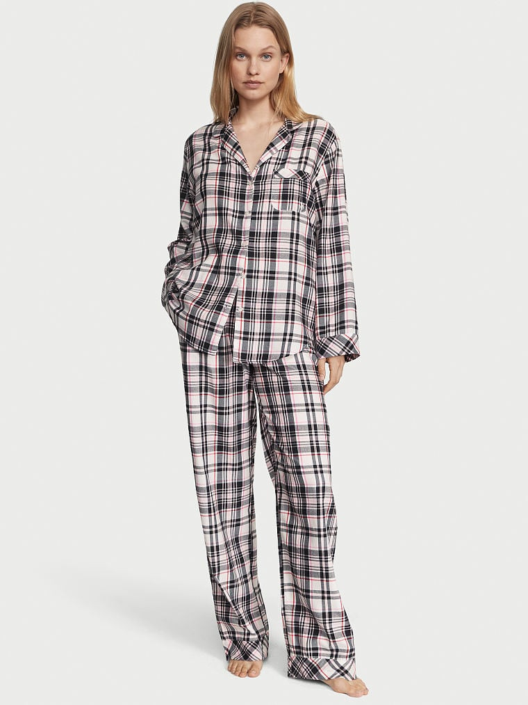 Flannel Long Pajama Set | Victoria's Secret (US / CA )
