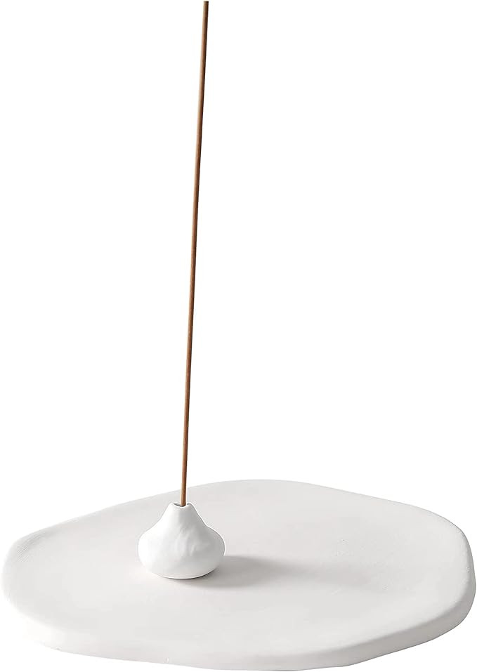 Handmade Incense Holder Irregula Plain Ceramic Stick Incense Holders pomelo pumpkin incense burne... | Amazon (US)