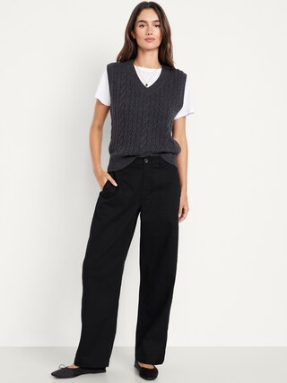 Mid-Rise OGC Barrel Chino Pants | Old Navy (US)