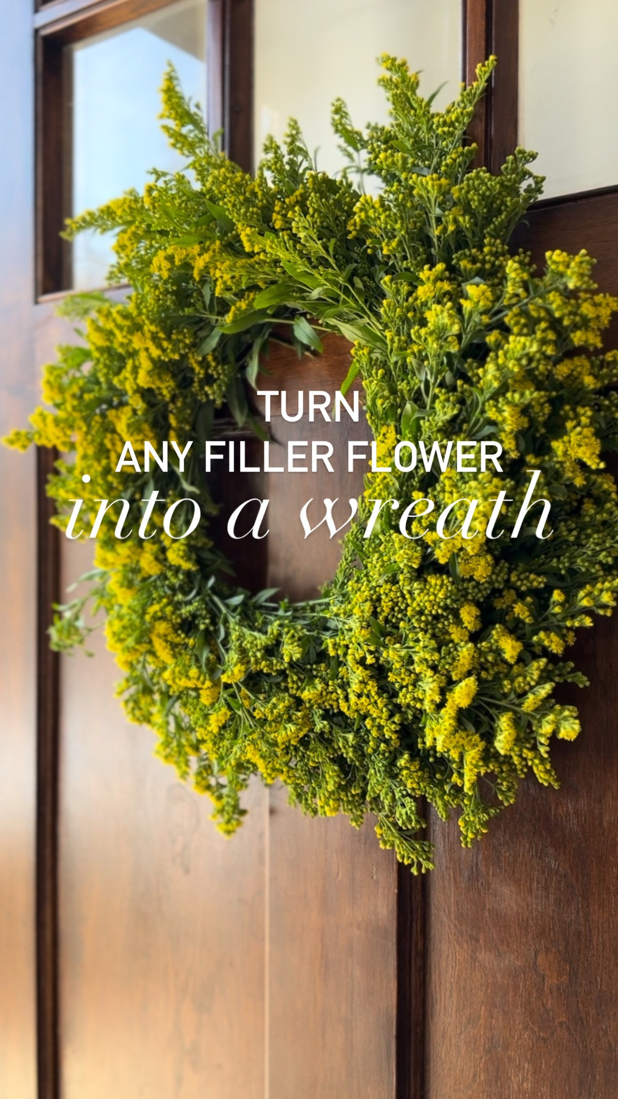 Filler flowers are the unsung heros of wreaths and garlands because they’re cheap and easy to find. Remember my baby’s breath wreath from Christmas? Same, same.

I can’t say I’d pick this flower for a solo vase arrangement, but as a wreath, it’s 10/10. Here’s the skinny on filler flower wreaths:

Materials: 
•Green floral wire cut into 3-4” pieces
•Wreath form: wire or grapevine
•Several bundles of your chosen fresh filler flowers. I used 6 bundles. 

Create several mini bouquets. Trim most of the long stems off and group a few flower stems together. Wrap with a piece of floral wire at the base to secure.
Attach bouquets to the wreath frame with floral wire, overlapping the bouquet stems as you go until the entire form is covered. I think it’s helpful to bend the floral wire into the shape of a ‘U’ when attaching the bouquets to the wreath form. Make sure the bouquets are all facing the same direction for a cohesive look.

#watchnow #spring #springdecor


#LTKWatchNow #LTKHome