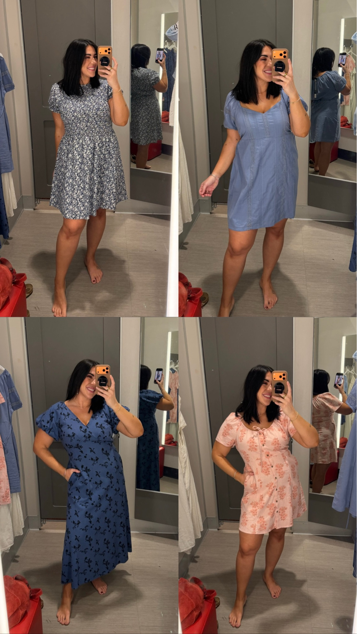 Target spring dresses under $30! All on sale, perfect for Mothers Day or any spring occasion 

All size L beside Bottom left: M 

#LTKSaleAlert #LTKMidsize #LTKMothersDay