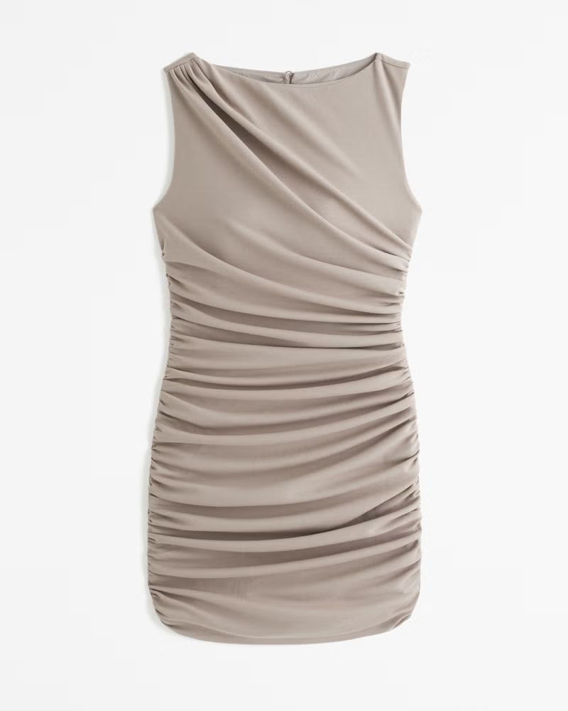 Women's Stretch Draped Mini Dress | Women's Clearance | Abercrombie.com | Abercrombie & Fitch (US)