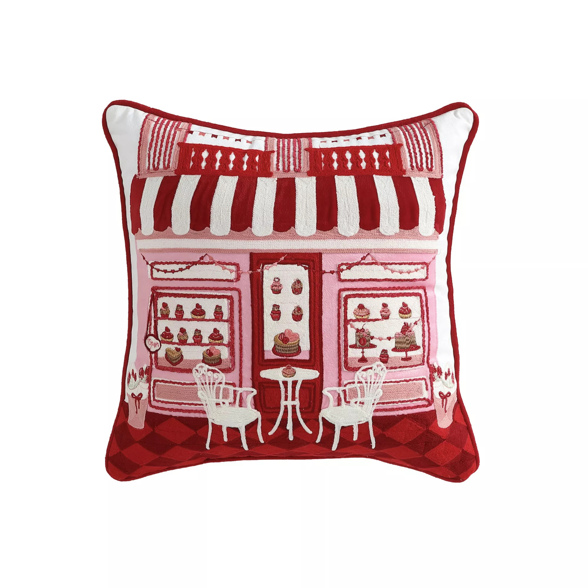 Celebrate Together™ Valentine's Day Pink Val Cafe Throw Pillow | Kohl's