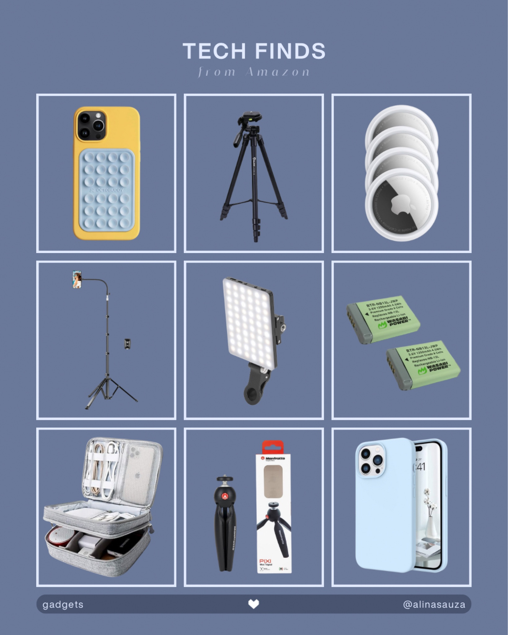 top rated Amazon tech accessories for camera, iPhone, content creation of any kind 📸🩶

#LTKGiftGuide #LTKxPrimeDay #LTKSaleAlert