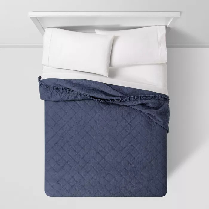 Vintage Washed Ruffle Quilt - Threshold™ | Target
