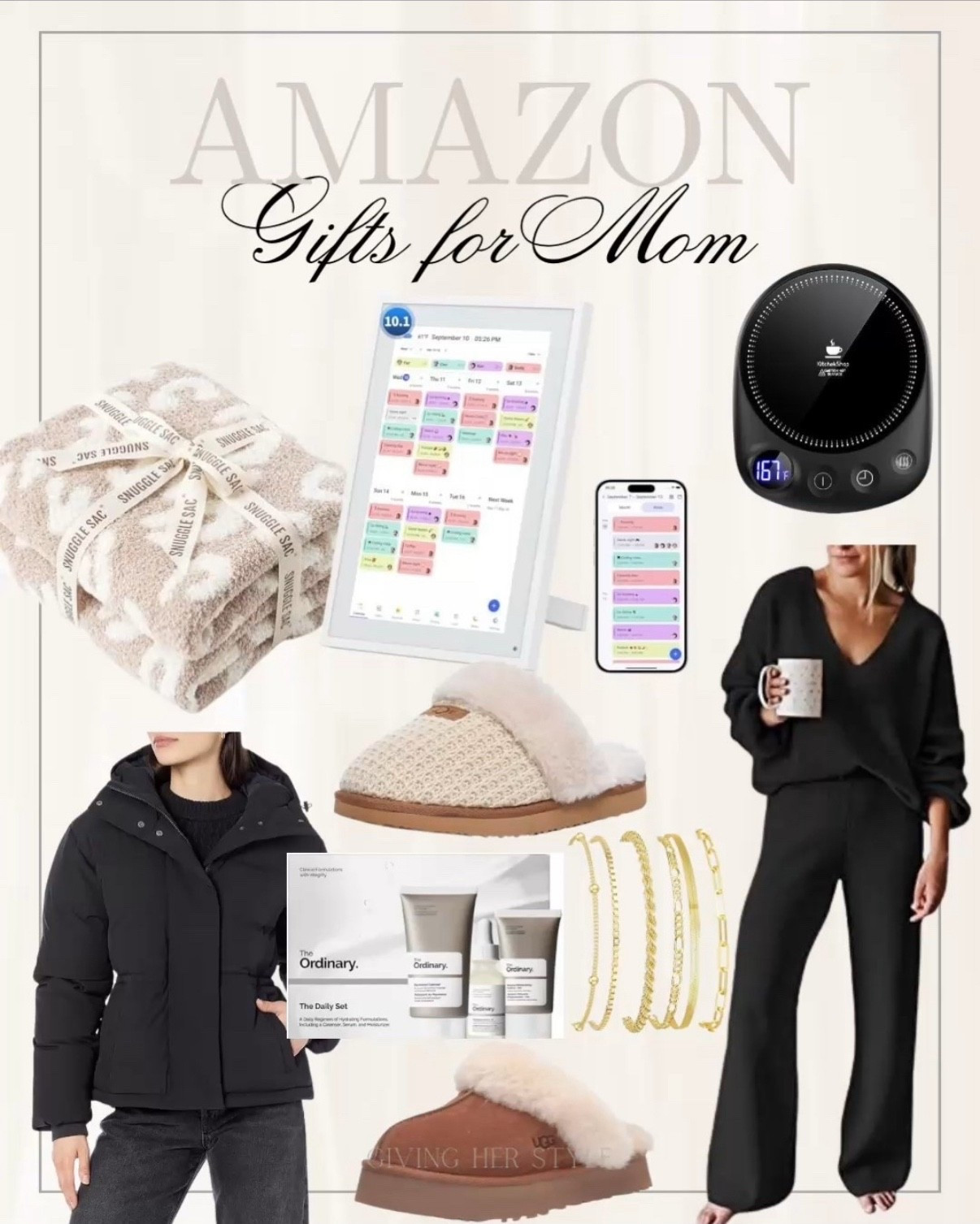 2025 gift guide for mom
Gift guide for mom, gift ideas for mom, gift ideas for mother in law, gift guide for women, slippers, barefoot dreams socks
pajamas, slippers, amazon gifts, Amazon gift guide, Amazon finds. Amazon beauty, Amazon Christmas, loungewear, jewelry, makeup, 2025 Christmas gift guide, gifts for her, stocking stuffers, hair care, makeup, beauty, products, makeup gift sets, beauty, gift sets, beauty stocking stuffers, skin care, gift ideas for her, gifts for mom, Christmas 2025 gifts under 15, gifts under 25, gifts for friend, gifts for coworkers

#LTKFindsUnder100 #LTKGiftGuide #LTKHoliday