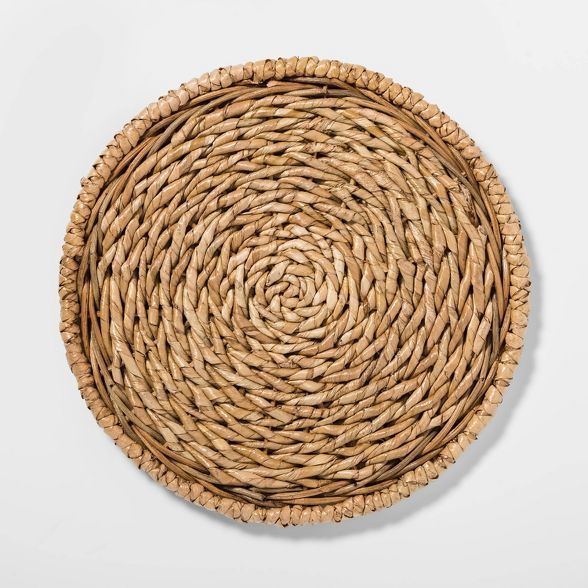 13" Seagrass Decorative Charger Beige - Threshold™ | Target