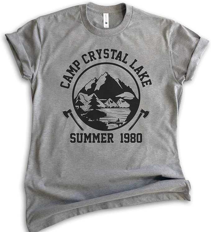 Evertree Clothing Camp Crystal Lake Shirt, Unisex Women's Men's Shirt, Funny Halloween T-Shirt, H... | Amazon (US)