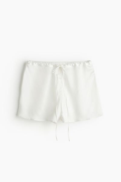 Silk-blend Satin Shorts | H&M (US + CA)
