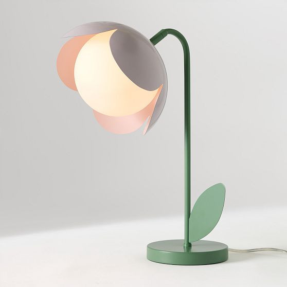 Flower Table Lamp Soft Iris | West Elm (US)