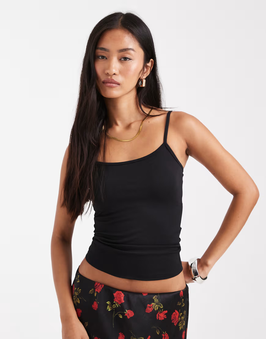 Cotton On essential cami top in black | ASOS (Global)