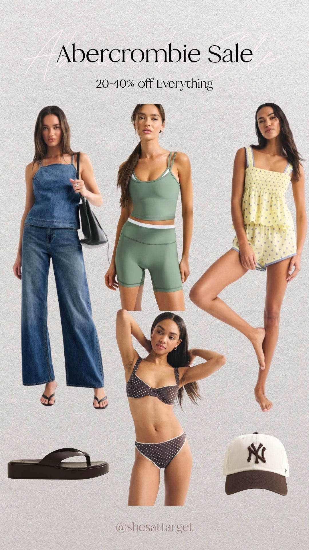 Abercrombie sale! 20-40% off everything!

#LTKSaleAlert