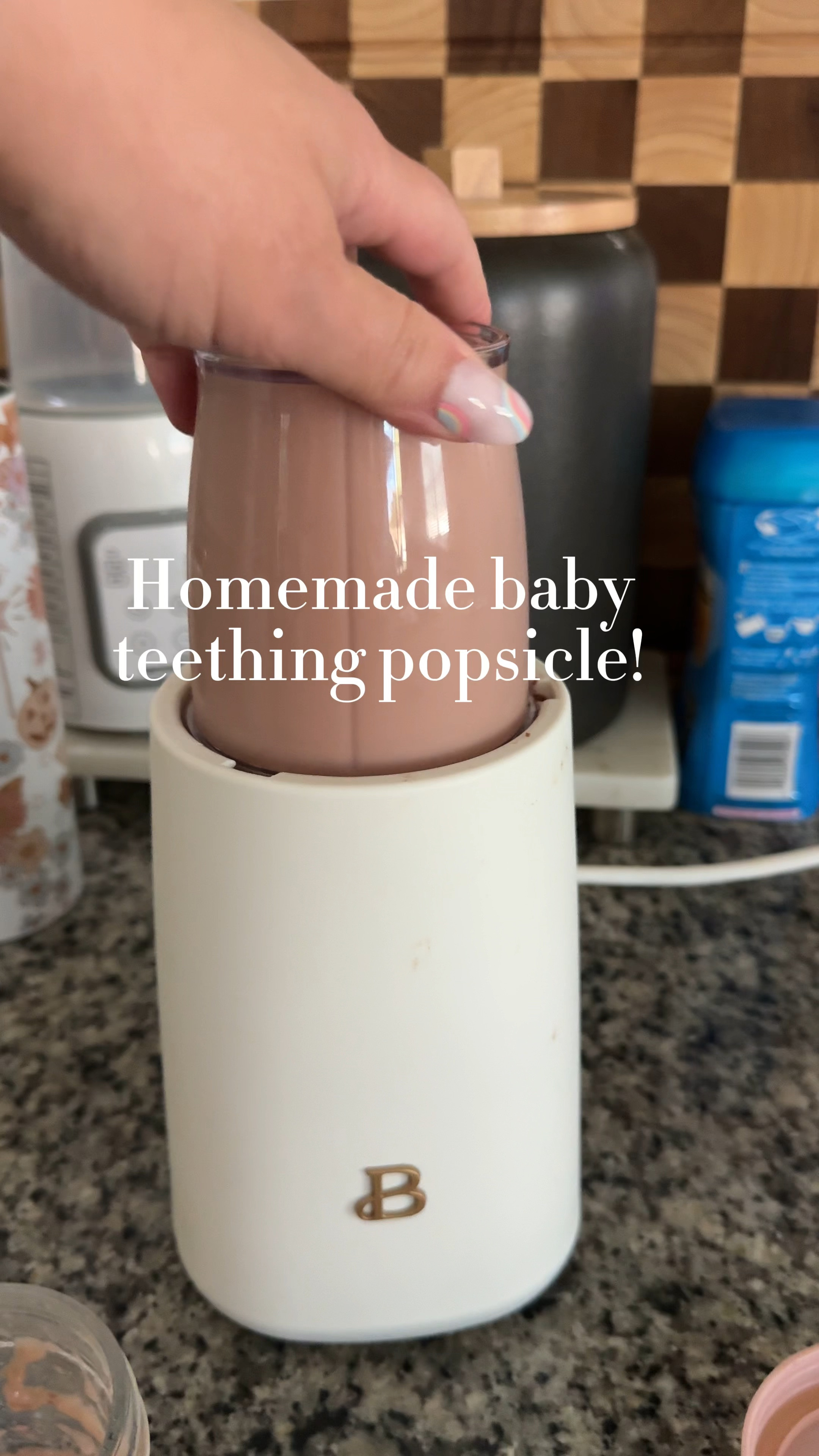 Homemade teething popsicle for baby! 

#teethingbaby #homemadepopscle #teethhack #homemadepure #babymusthaves #amazonbabyoroducts #walmart #amazon 

#LTKkids #LTKbaby