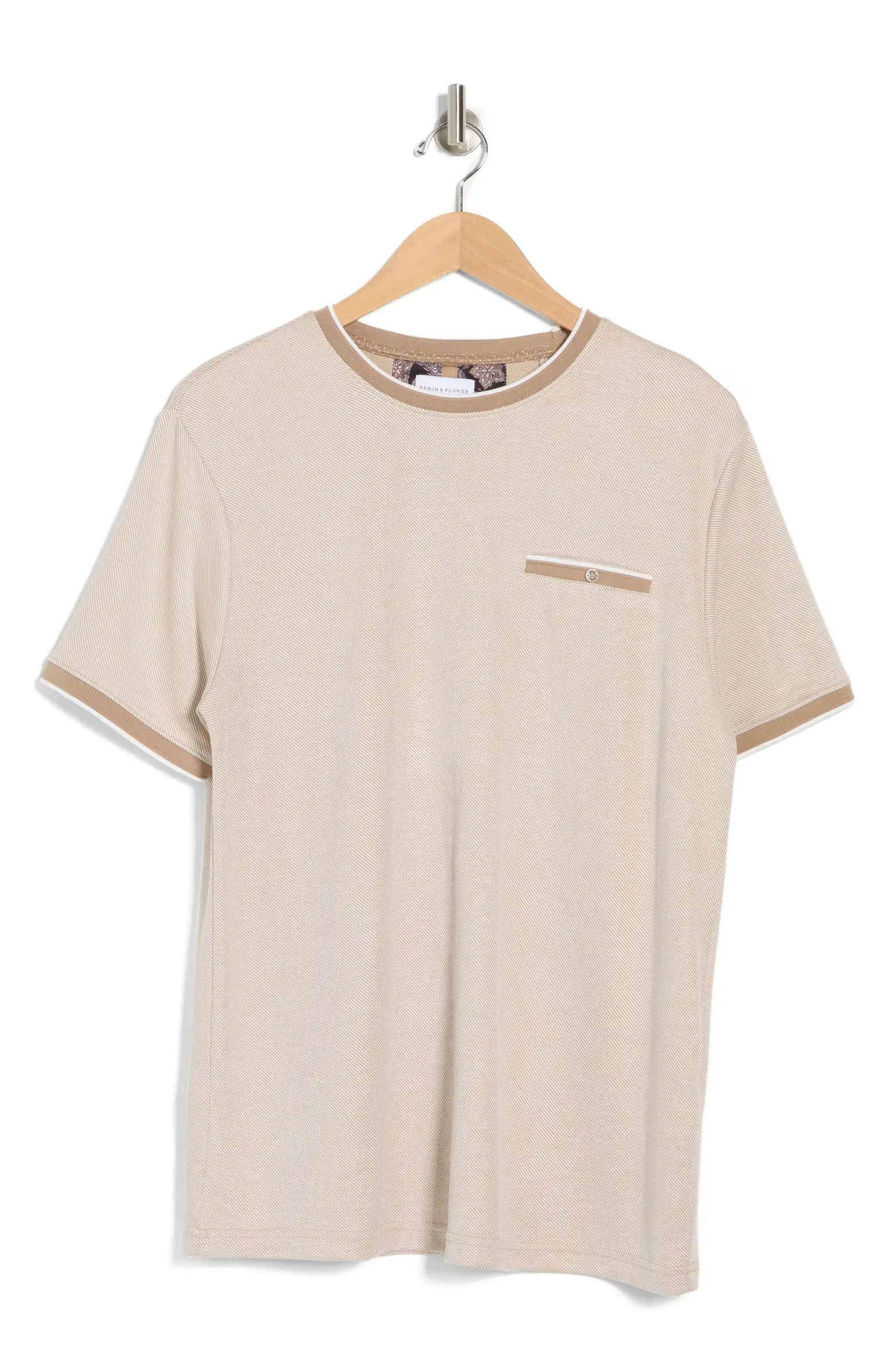 Contrast Tipping Short Sleeve T-Shirt | Nordstrom Rack